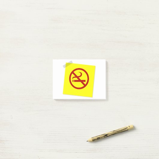 Post-it® Pas de tabac (Sur un bureau)