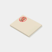 Post-it® pas de trump (Incliné)
