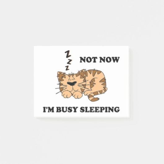 POST-IT® PAS MAINTENANT, JE DORME OCCUPÉ (Devant)