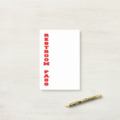 Post-it® Passe de toilettes (Sur un bureau)