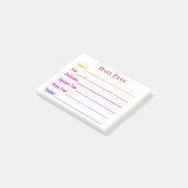 Post-it® Passe Hall colorée (Incliné)