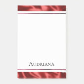 Post-it® Passion Rouge Romantique Faux Satin (Devant)