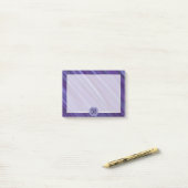 Post-it® Passion violette | Violet Lavande de prune brosse (Sur un bureau)