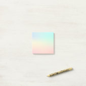 Post-it® Pastel aquarelle minimal stylé (Sur un bureau)