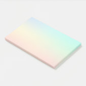 Post-it® Pastel Aquarelle Moderne Minimale Design (Incliné)