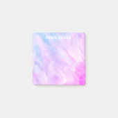 Post-it® Pastel Aquarelle Personnalisé Monogramme (Devant)