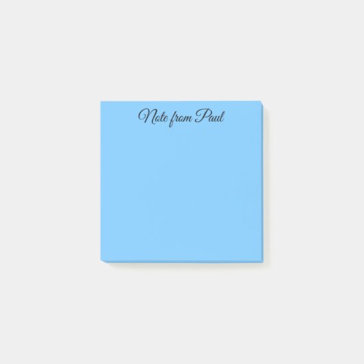 Post-it® Pastel Blue Evenement Sky (Devant)