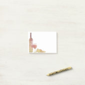 Post-it® Pastel faisant le coin de vin (Sur un bureau)