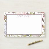 Post-it® Pastel Floral Botanique (Sur un bureau)