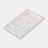 Post-it® Pastel Hearts and Dots Rainbow Post il note (Incliné)