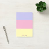 Post-it® Pastel Jolies couleurs printemps Personnalisées (Bureau)