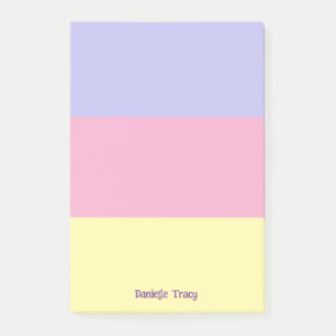 Post-it® Pastel Jolies couleurs printemps Personnalisées