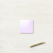 Post-it® Pastel lavender dégradé demi-teinte chic nom perso (Sur un bureau)
