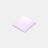 Post-it® Pastel lavender dégradé demi-teinte chic nom perso (Incliné)