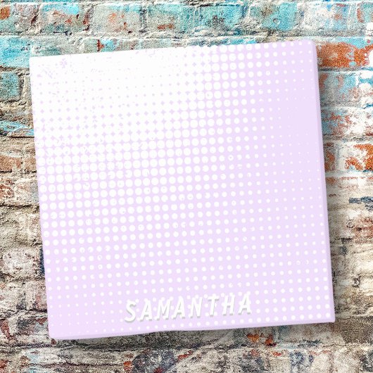 Post-it® Pastel lavender dégradé demi-teinte chic nom perso
