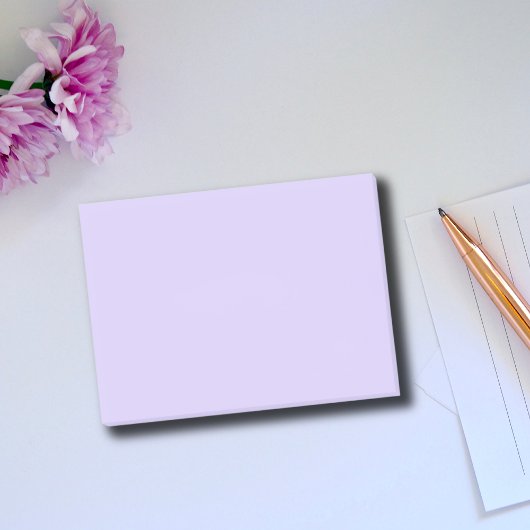 Post-it® Pastel Lilac couleur solide | Classique | Élégant