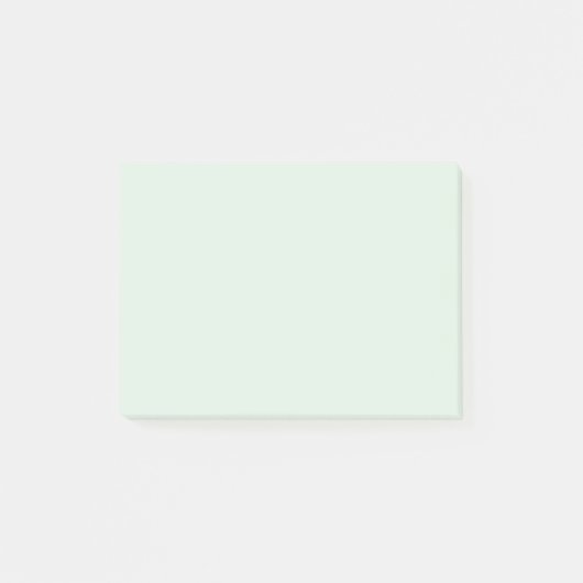 Post-it® Pastel Mint Vert couleur solide (Devant)