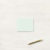 Post-it® Pastel Mint Vert couleur solide (Sur un bureau)