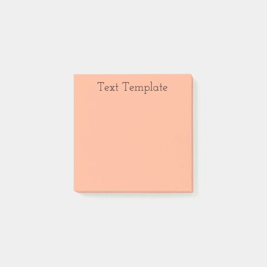 Post-it® Pastel Pale Orange (Devant)