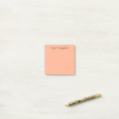 Post-it® Pastel Pale Orange (Sur un bureau)