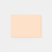 Post-it® Pastel Peach Couleur Uni | Classique | Élégant (Devant)