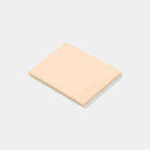 Post-it® Pastel Peach Couleur Uni | Classique | Élégant (Incliné)