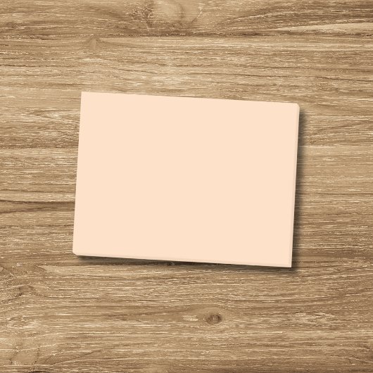 Post-it® Pastel Peach Couleur Uni | Classique | Élégant