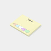 Post-it® Pastel Pig Parade personnalisée (Incliné)