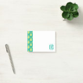 Post-it® Pastel Pineapples| Monogramme (Bureau)