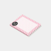 Post-it® Pastel Pink and Black Polka Dots Custom (Incliné)