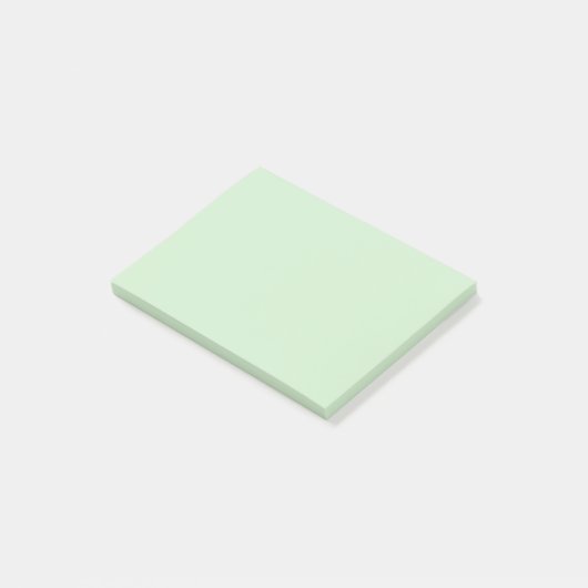 Post-it® Pastel Pistachio couleur solide | Classique | Élég (Incliné)
