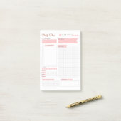 Post-it® Pastel Plan Quotidien Post-It - Planifiez votre jo (Sur un bureau)