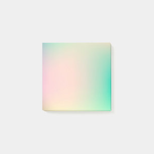 Post-it® Pastel Rainbow Colors Abstrait Blur Gradient Ombre