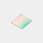 Post-it® Pastel Rainbow Colors Abstrait Blur Gradient Ombre (Incliné)