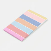 Post-it® Pastel Rainbow Post il note livre blanc (Incliné)