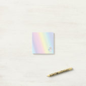 Post-it® Pastel Rainbow Sticky Notes (Sur un bureau)