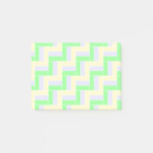Post-it® Pastel Rectangles Lignes en pointillé blanc Motif (Devant)