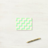 Post-it® Pastel Rectangles Lignes en pointillé blanc Motif (Sur un bureau)