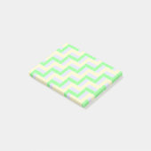 Post-it® Pastel Rectangles Lignes en pointillé blanc Motif (Incliné)