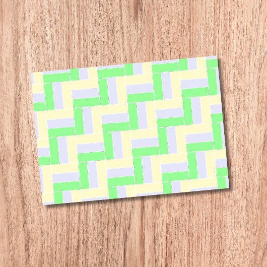 Post-it® Pastel Rectangles Lignes en pointillé blanc Motif