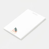 Post-it® Pastel Rose Noël Sleigh Holiday (Incliné)