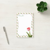 Post-it® Pastel rose Tulip Printemps florale Photographie (Bureau)