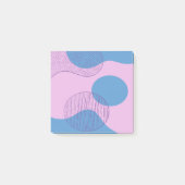 Post-it® Pastel synthwave vaporwave retro post il note (Devant)