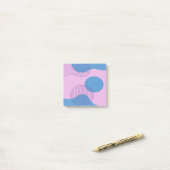 Post-it® Pastel synthwave vaporwave retro post il note (Sur un bureau)