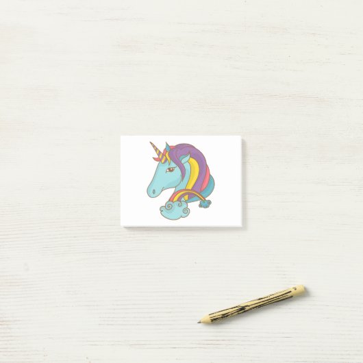 Post-it® Pastel Unicorn (Sur un bureau)