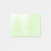 Post-it® Pastel vert demi-teinte dégradé moderne (Devant)