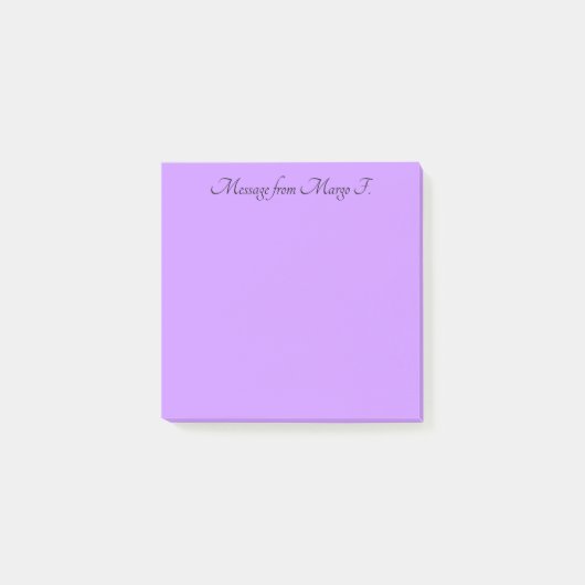 Post-it® Pastel Violet (Devant)