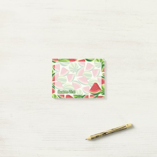 Post-it® Pastèque (Sur un bureau)