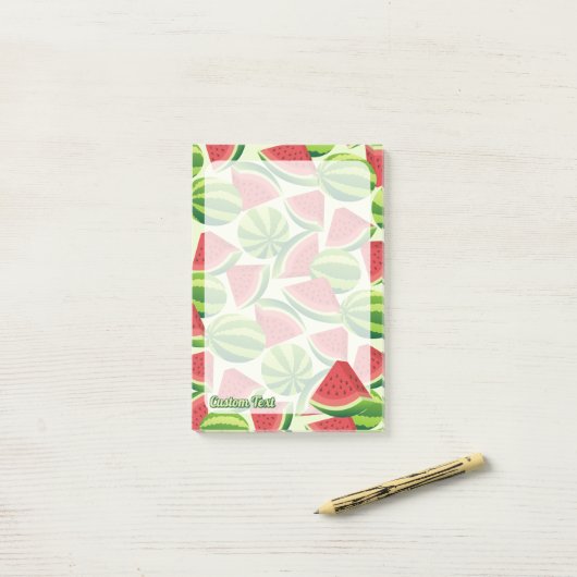 Post-it® Pastèque (Sur un bureau)