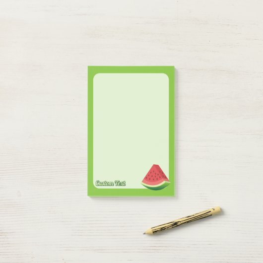 Post-it® Pastèque (Sur un bureau)